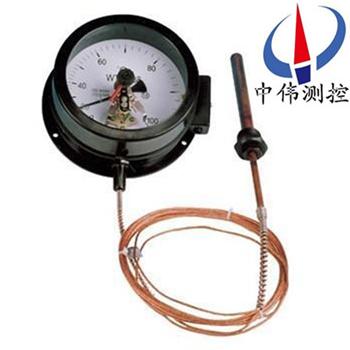 Electric contact pressure type thermometer